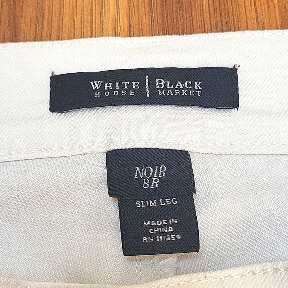 White House/ Black Market white jeans - Picture 3 of 6